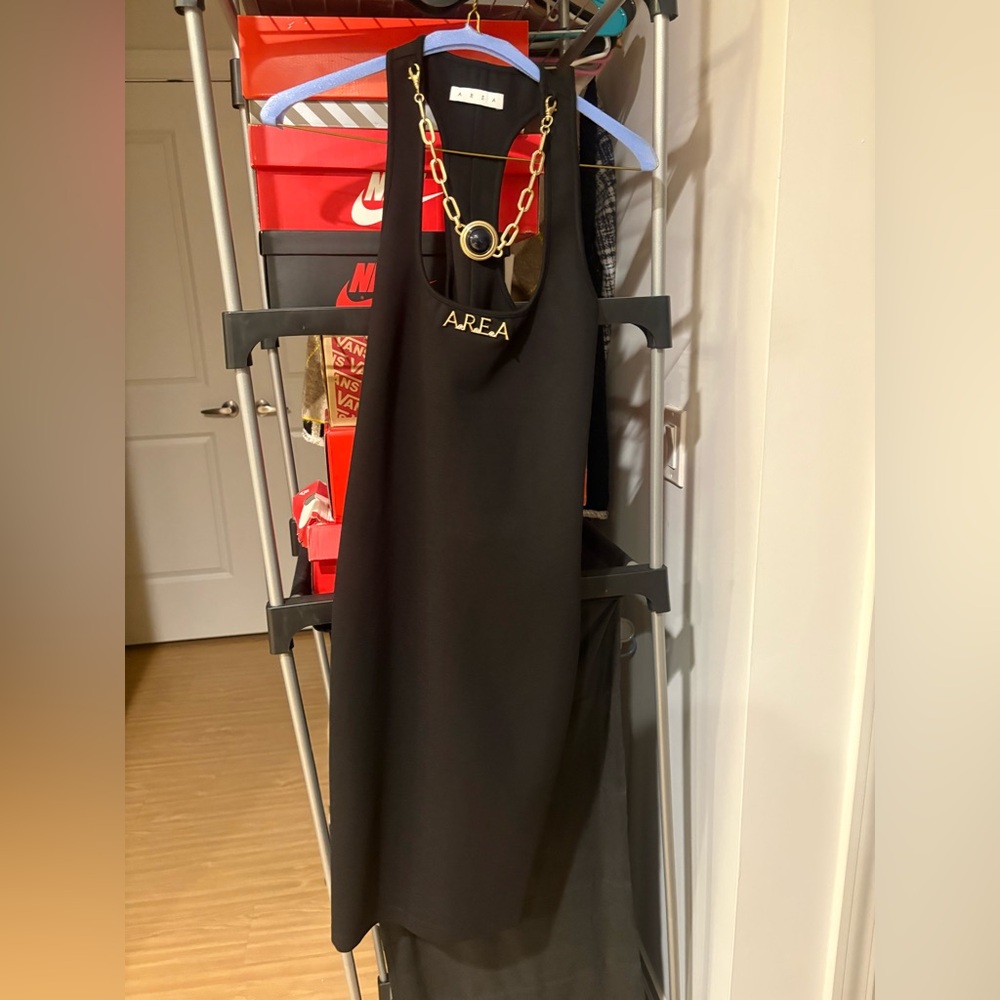 Area Nameplate Tank Mini Dress